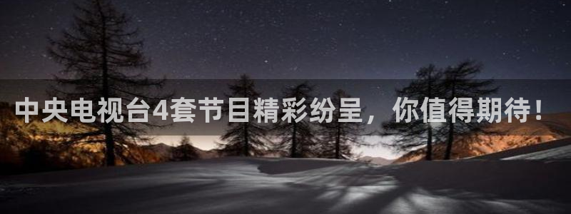 蓝鲸体育在线足球直播：中央电视台4套节目精彩纷呈，你值得期待！