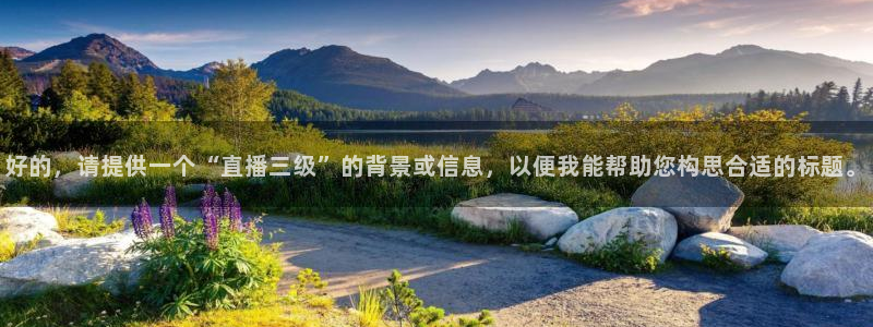 丁伟杰蓝鲸体育直播间：好的，请提供一个“直播三级”的背景或信息，以便我能帮助您构思合适的标题。